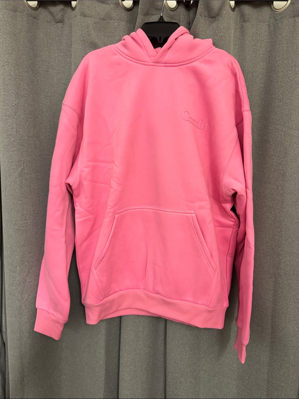 Comfrt Pink Hooded Women's Sweatshirt